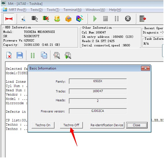 toshiba hdd repair tool download