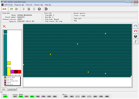 Shielding Bad Tracks Toshiba HDDs - Lab