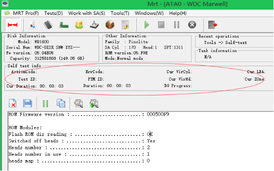 WD -- Initialize Self Test Environment - Powerful Tool for One-click Repairing WD