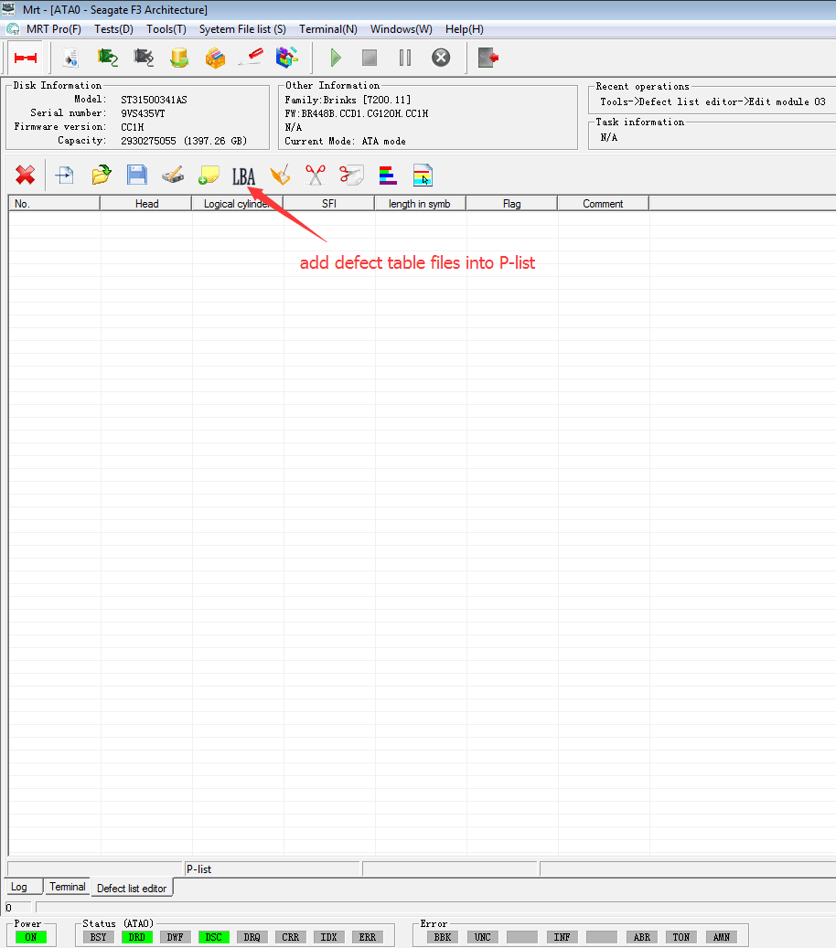 How to Shield Bad Blocks with P-list in Seagate HDDs