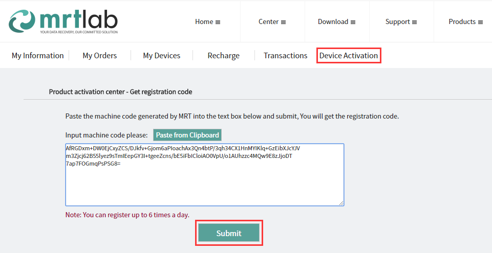 Instructions of how to activate MRT tools