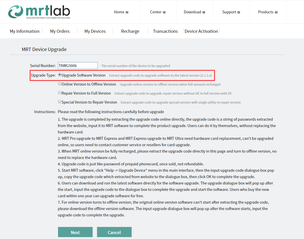 Instructions of how to activate MRT tools