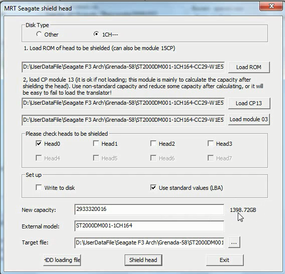 Seagate Generation 14 1CH Series Head Shielding Tutorial